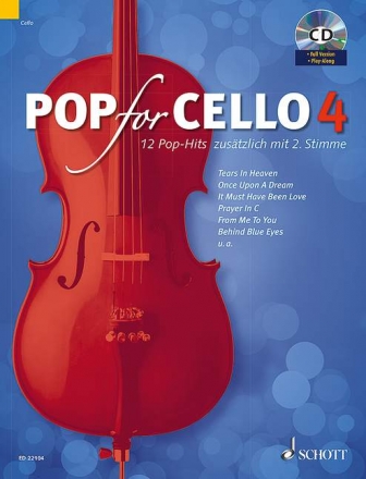 Pop for Cello Band 4 (+CD) fr 1-2 Violoncelli Spielpartitur