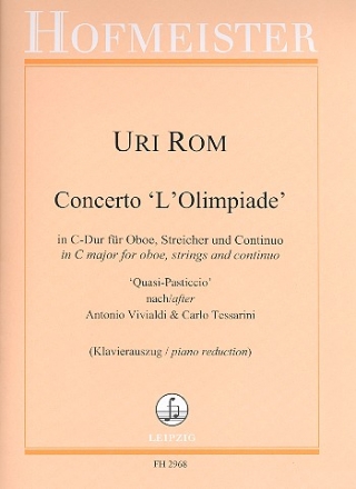 Konzert C-Dur L'Olimpiade fr Oboe, Streicher und Bc fr Oboe und Klavier