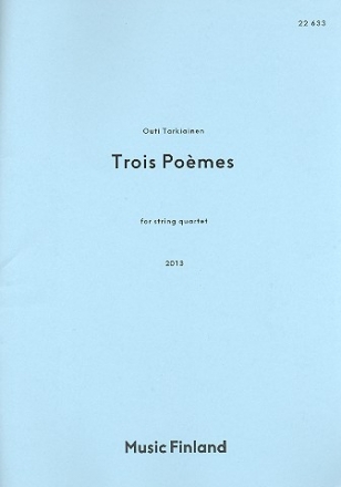 3 Pomes for string quartet score