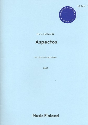 Aspectos for clarinet and piano score