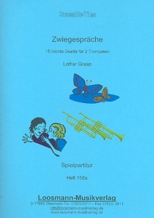 Zwiegesprche fr 2 Trompeten Spielpartitur