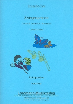 Zwiegesprche fr 2 Posaunen Spielpartitur