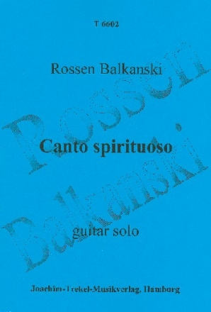 Canto spirituoso fr Gitarre