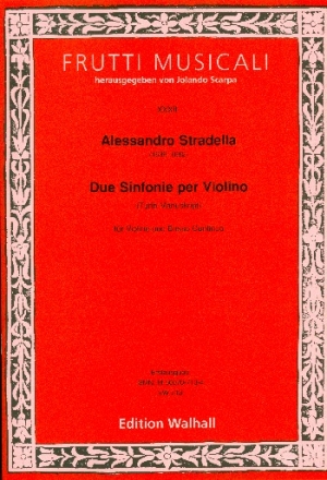 Sinfonien Band 3 (Turin-Manuskript Band 2) fr Violine (Blockflte/Zink) und Bc Partitur und Stimmen (Bc nicht ausgesetzt)