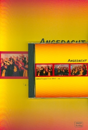 Angedacht (+CD) 14 neue Songs und Arrangements fr gem Chor (SMAB) und Klavier