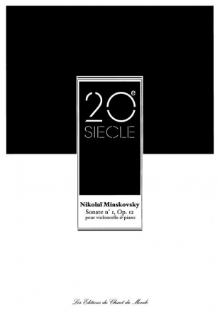 Sonate no.1 op.12 pour violoncelle et piano