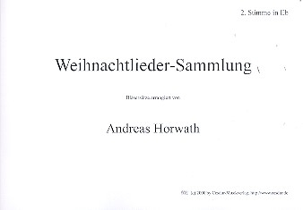 Weihnachtslieder-Sammlung fr Blasorchester 2. Stimme in Es (Altsaxophon)