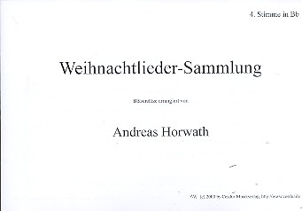 Weihnachtslieder-Sammlung fr Blasorchester 4. Stimme in B (Tenorhorn/Bariton/Bassklarinette/Tuba)