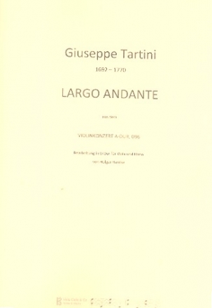 Largo andante D-Dur D96 fr Viola und Klavier