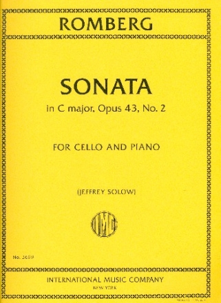 Sonata in C Major op.43,2 for cello and piano