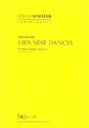 Viennese Dances fr 3 Kontrabsse Partitur und Stimmen