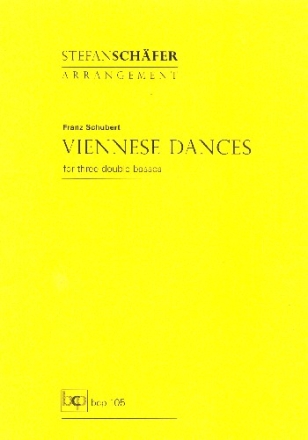 Viennese Dances fr 3 Kontrabsse Partitur und Stimmen
