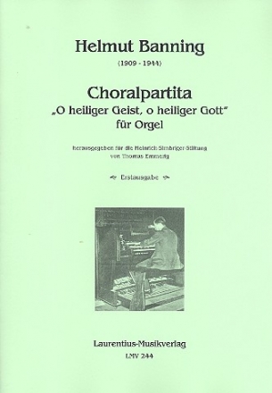 Choralpartita ber O heiliger Geist o heiliger Gott fr Orgel