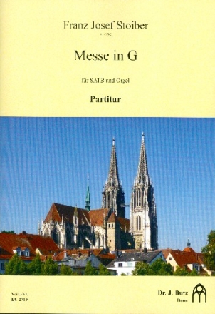 Messe in G fr gem Chor und Orgel Partitur