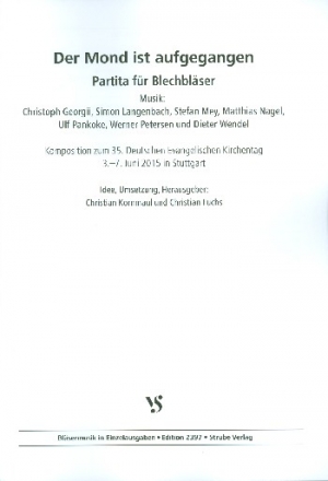 Partita ber Der Mond ist aufgegangen fr Blechblser Spielpartitur