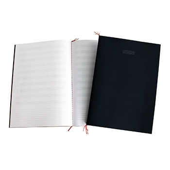 Notenheft Din A4 hoch 10 Systeme 32 Seiten plus Linien f�r Notizen