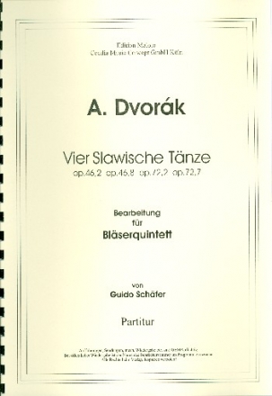 4 slawische Tnze fr Flte, Oboe, Klarinette, Horn und Fagott Partitur und Stimmen