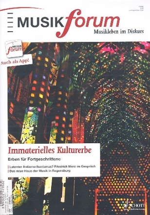 Musikforum 3/2015 Immaterielles Kulturerbe