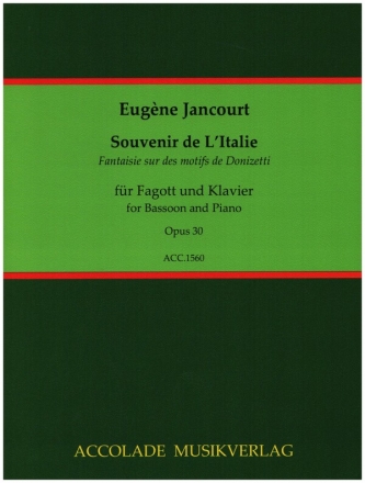 Souvenir de L'Italie op.30 fr Fagott und Klavier