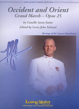 Orient et Occident op.25 for concert band score and parts