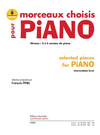 AL30694 Morceaux choisis (+Download Card) pour piano