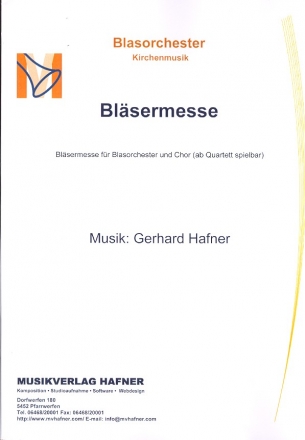 Blsermesse fr Blasorchester und gem Chor Direktion und Stimmen