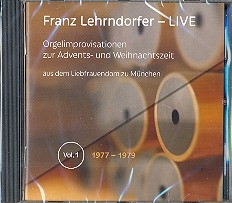 Lehrndorfer live - Orgelimprovisationen Band 1  CD