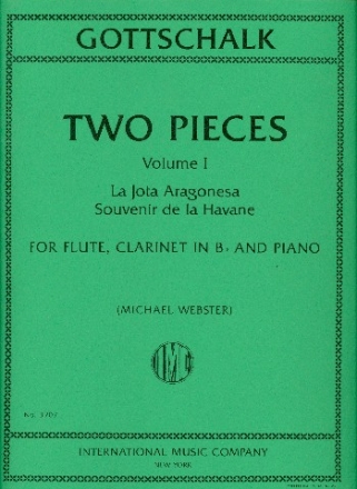 2 Pieces vol.1 for flute, clarinet and piano parts