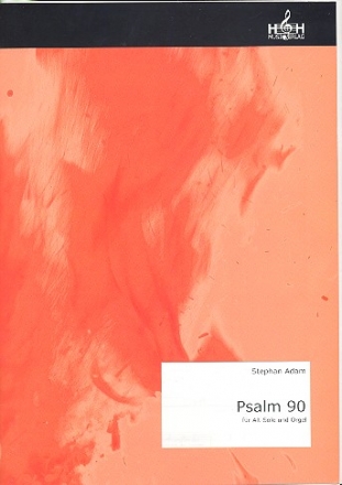 Psalm 90 fr Alt und Orgel 2 Partituren