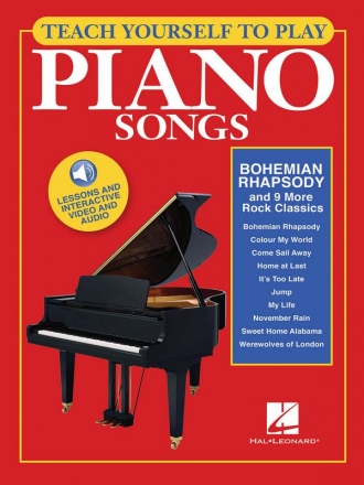 Bohemian Rhapsody and 9 more Rock Classics (+Online Media): for piano (with lyrics and chords)
