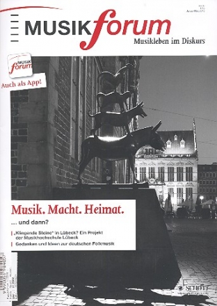 Musikforum 1/2016 Musik. Macht. Heimat.