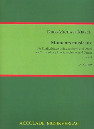 Moments musicaux op.15 fr Englischhorn (Altsaxophon) und Orgel
