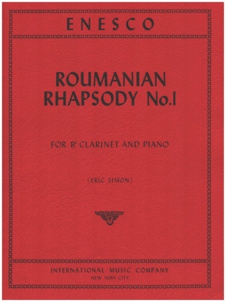 Roumanian Rhapsody no.1 for clarinet and piano