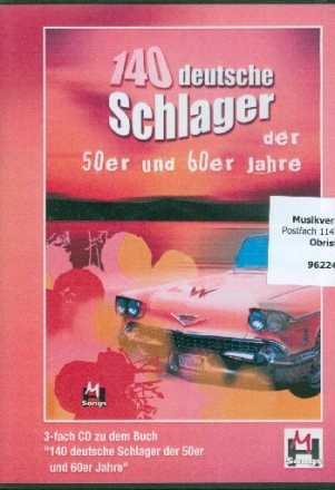 140 deutsche Schlager der 50-60er Jahre  3 CD's