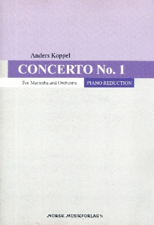 Concerto no.1 for marimba and orchestra for marimba and piano