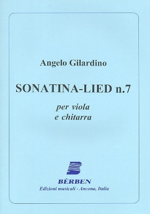 Sonatina-Lied No.7 per viola e chitarra partitura e parti