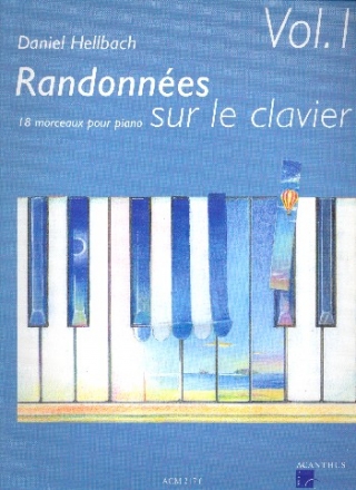 Randonnes sur le clavier vol.1 pour piano (frz)