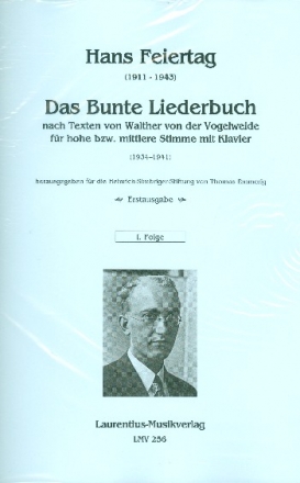 Das bunte Liederbuch Band 1-4 fr Gesang (hoch/mittel) und Klavier Partitur