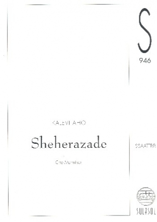 Sheherazade for mixed chorus a cappella score