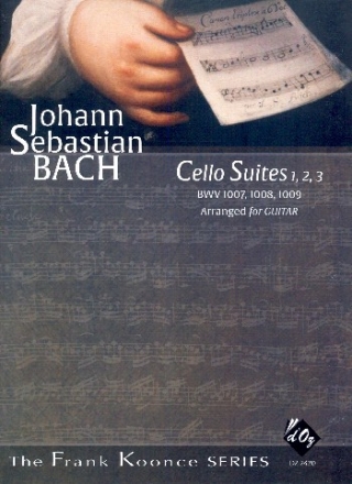 Cello Suites 1, 2, 3 for guitar