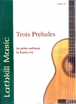 3 Preludes for guitar and harp score and parts