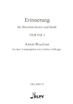 Erinnerung fr Harfe und Streichorchester Violine 2