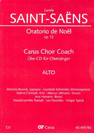 Oratorio de Noel - Chorstimme Alt  Playalong-CD