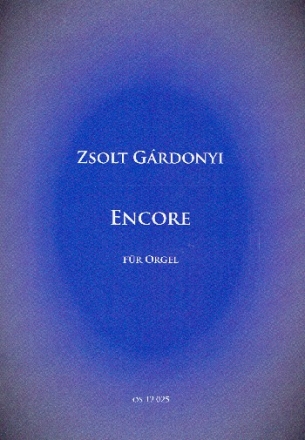 Encore fr Orgel