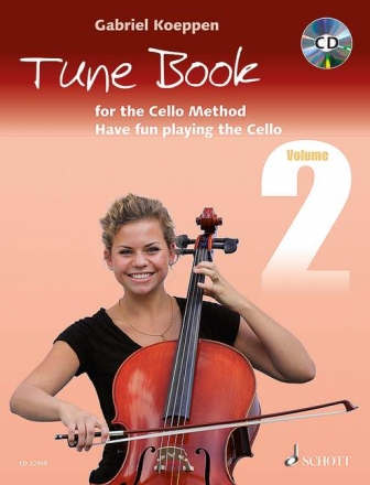 Cello Method - Tune Book 2 (+CD) for 1-3 cellos (piano ad lib) (en) 2 scores