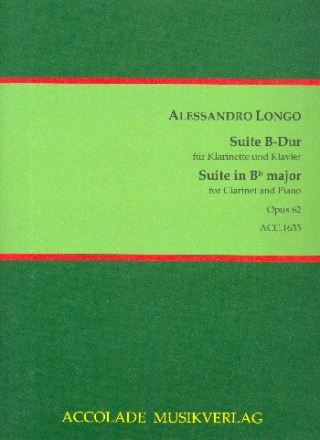 Suite B-Dur op.62 fr Klarinette und Klavier