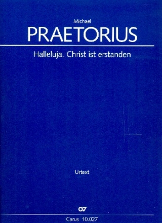 Halleluja Christ ist erstanden fr gem Chor und Bc (Instrumente ad lib) Partitur (dt)