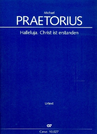 Halleluja Christ ist erstanden fr gem Chor und Bc (Instrumente ad lib) Partitur (dt)