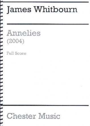 CH69278-01 Annelies for soprano, mixed chorus and orchestra score,  archive copy