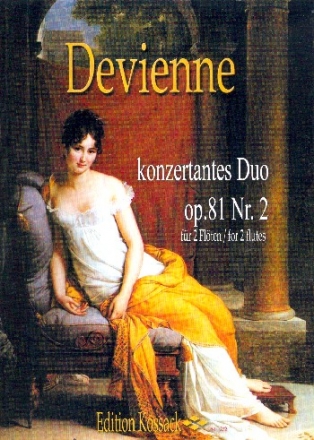 Konzertantes Duo op.81,2 fr 2 Flten Partitur und Stimmen